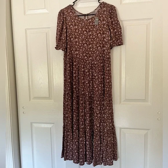 Aerie floral maxi dress